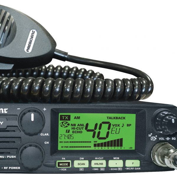 President Lincoln II Plus is een 10-meter-radio met AM/FM SSB/CW banden. Aantal kanalen: 40