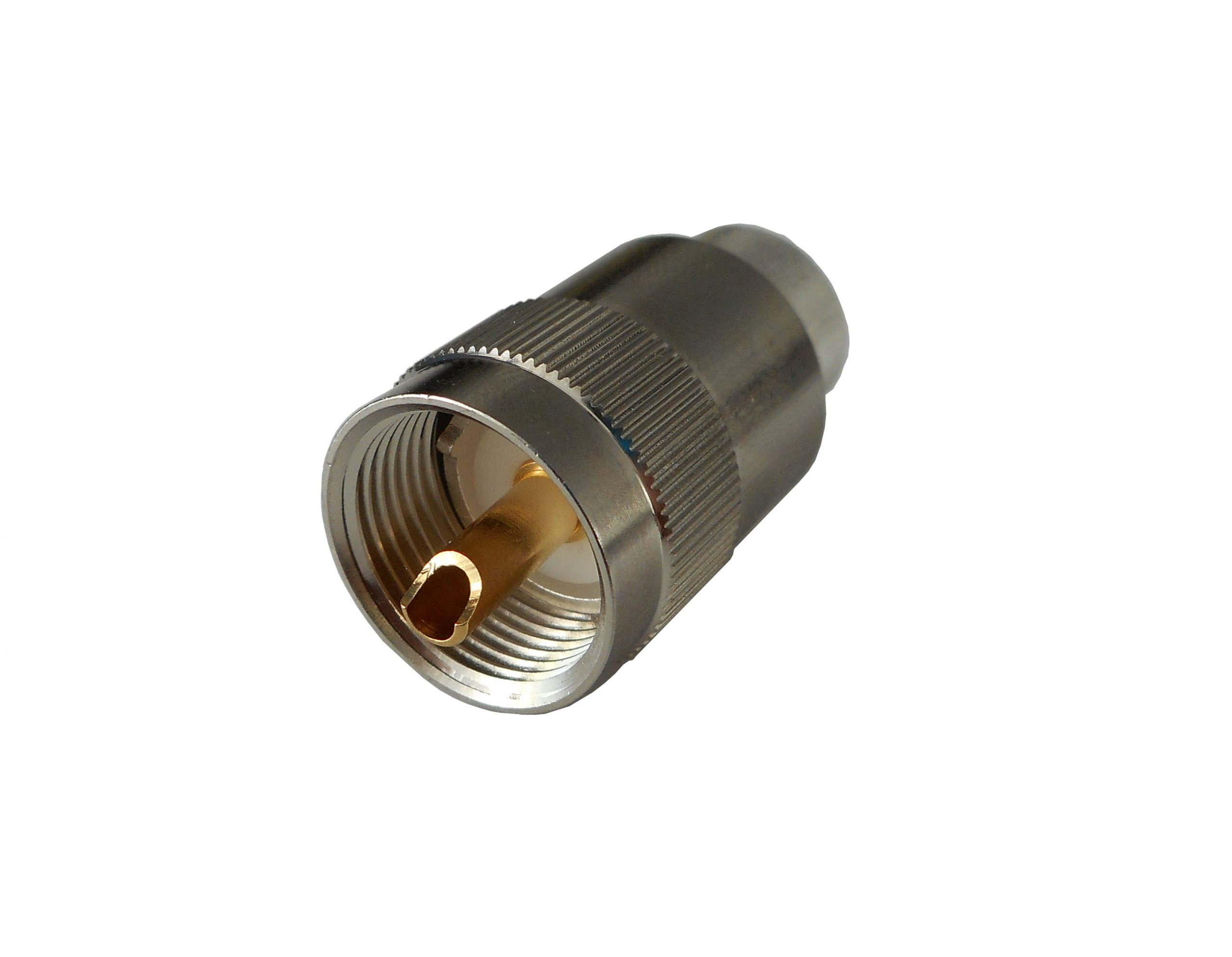 PL 259 10mm plug Gold Tip voor RG213