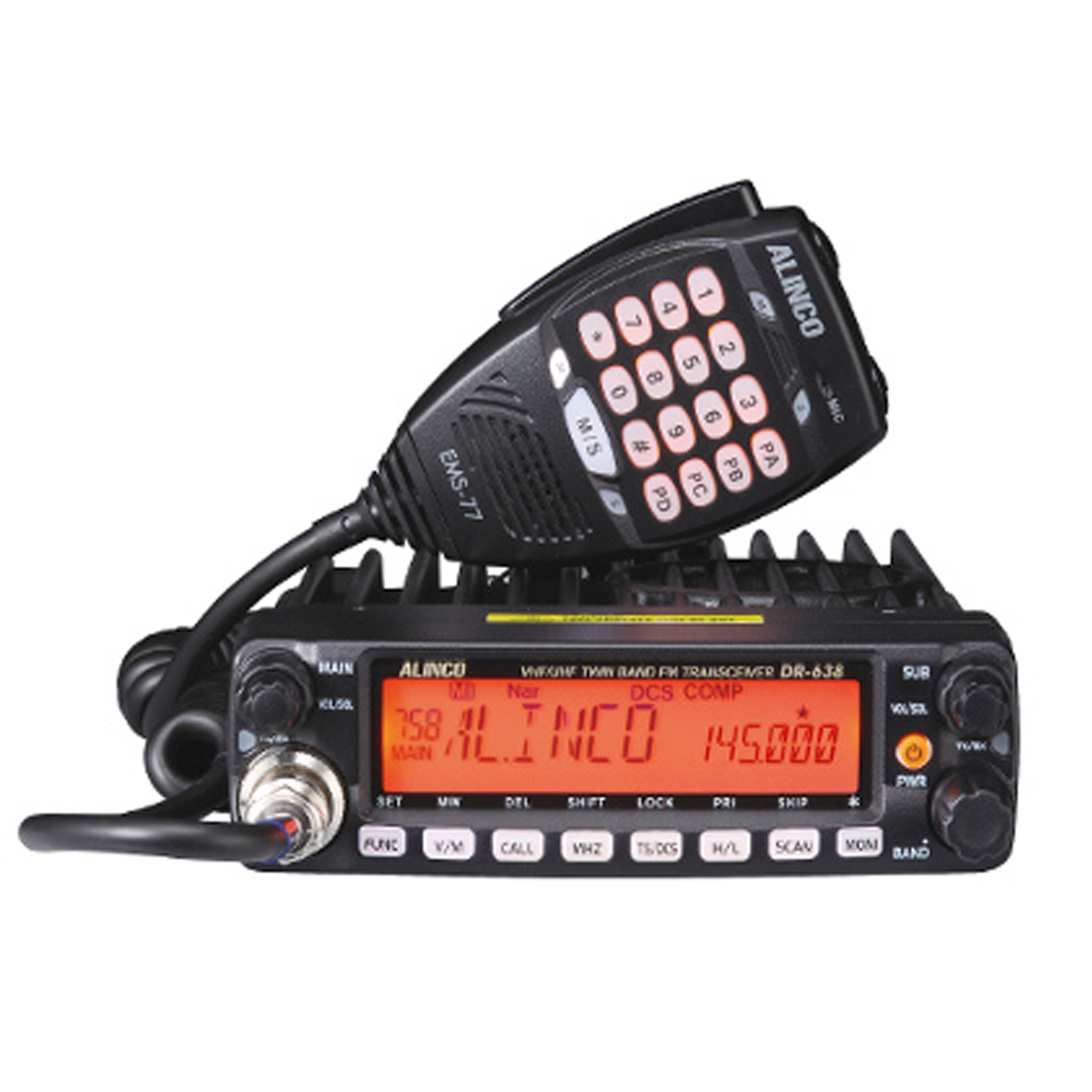Alinco DR-638HE VHF/UHF Dualband Amateur Transciever