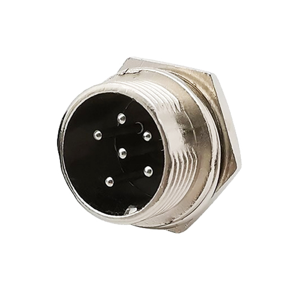 NC-519 6 pin microfoonaansluiting-chassisdeel